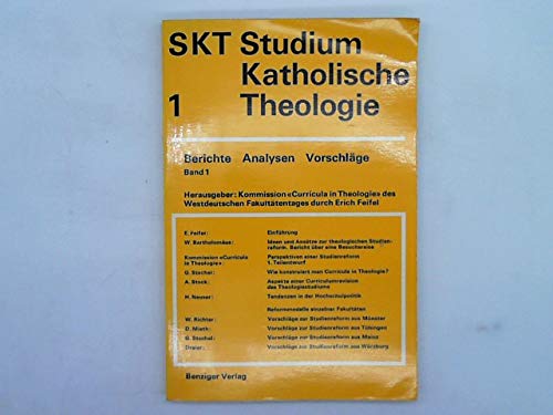 SKT 1, Studium Katholische Theologie, Berichte, Analysen, Vorschläge , Books