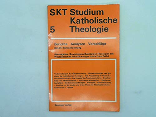 SKT 5, Studium Katholische Theologie, Berichte, Analysen, Vorschläge; Rahmenordnung , Books