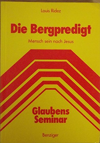 Die Bergpredigt. Mensch sein nach Jesus Books