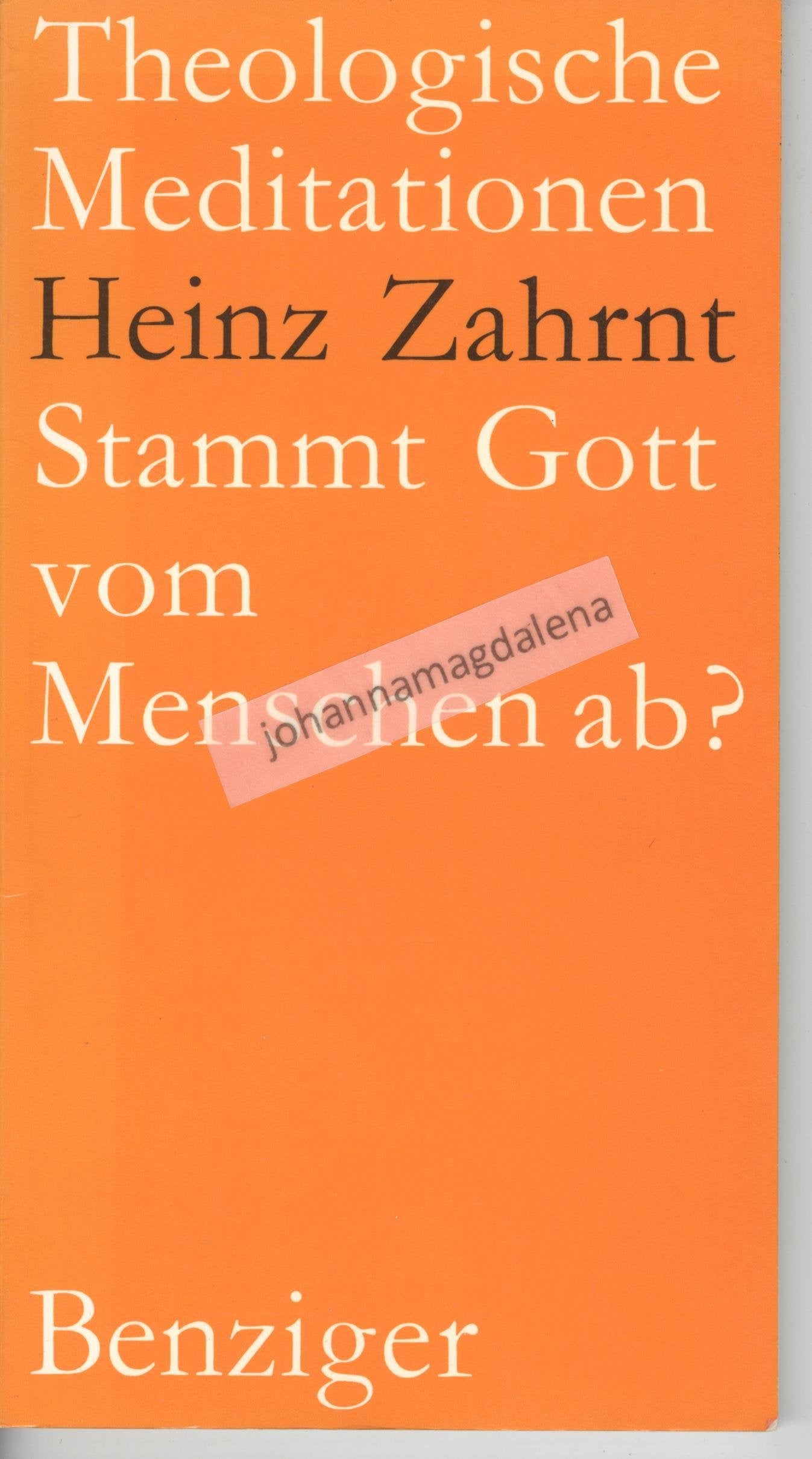 Stammt Gott vom Menschen ab? Religion & Esotericism