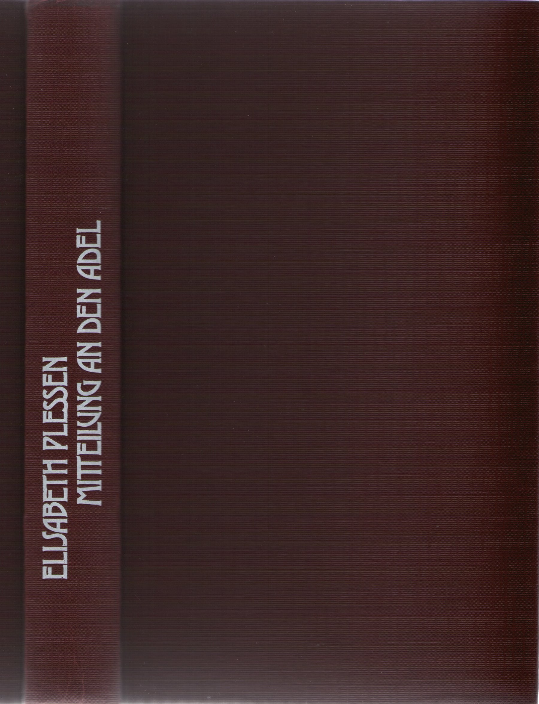 Mitteilungen an den Adel Contemporary literature Books