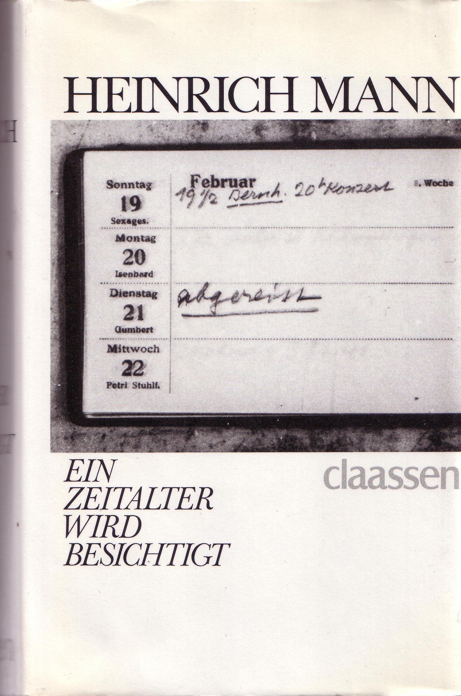 Ein Zeitalter wird besichtigt. Sonderausgabe Professional & Reference Books