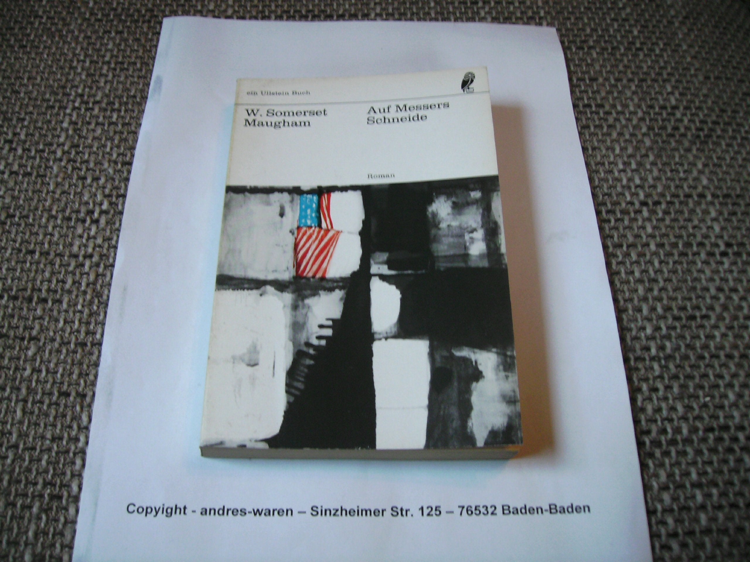 Product Image: Auf Messers Schneide.