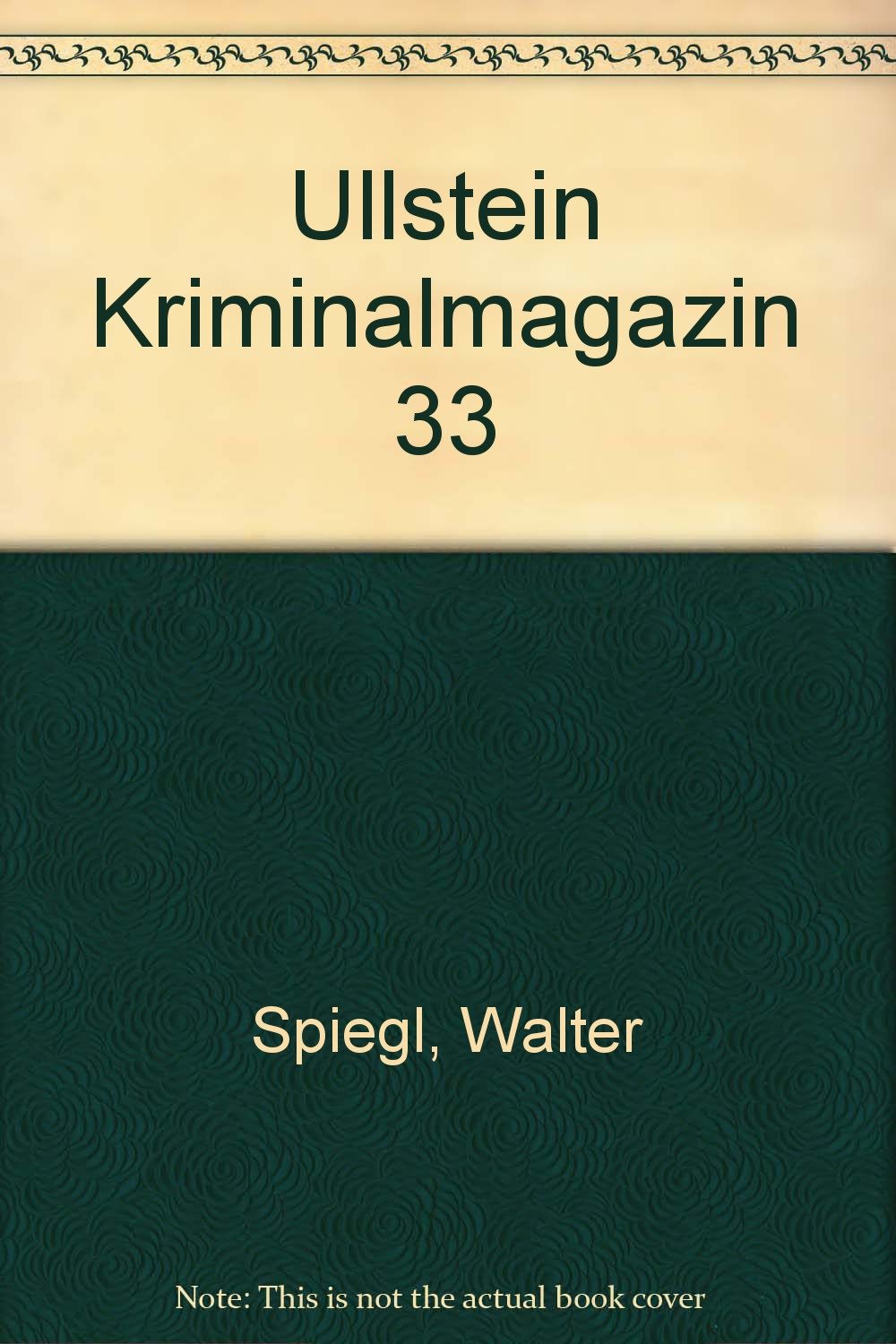 Ullstein Kriminalmagazin 33 Books