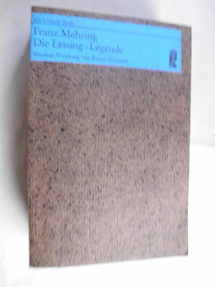 Die Lessing- Legende. Contemporary literature Books