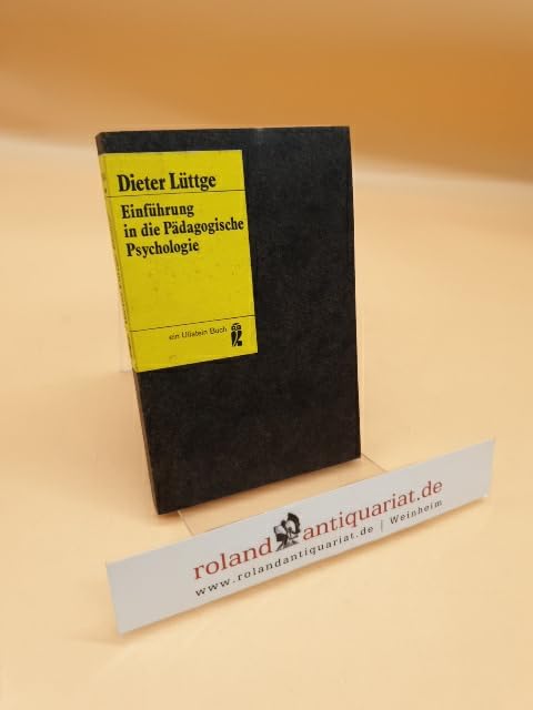 Einführung in die Pädagogische Psychologie. Psychology