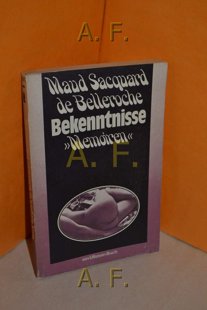 Bekenntnisse. Books