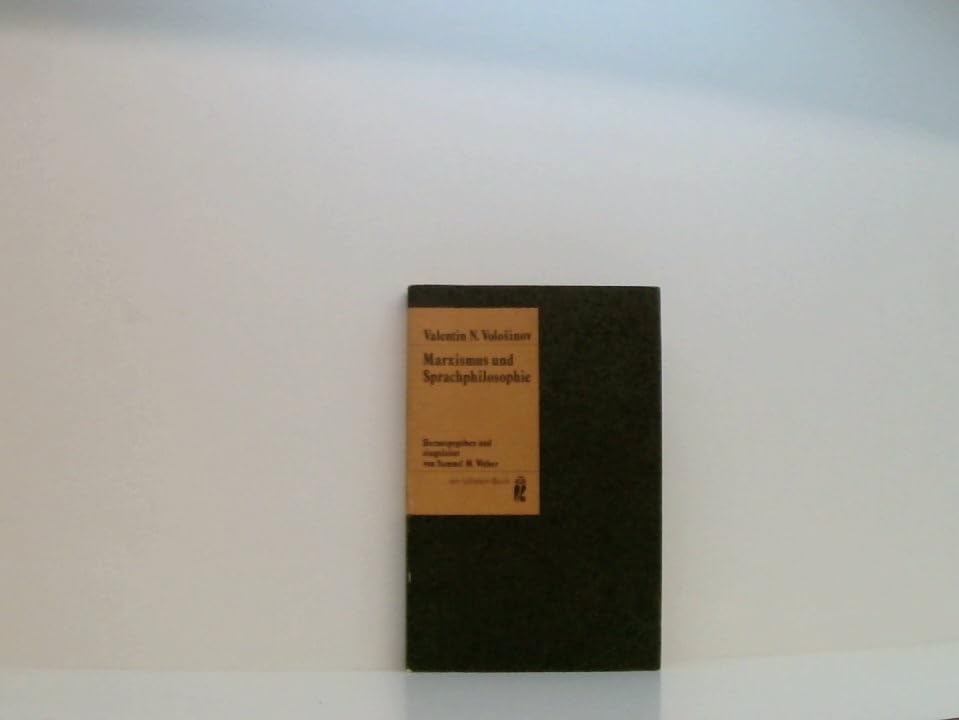Product Image: Marxismus und Sprachphilosophie.