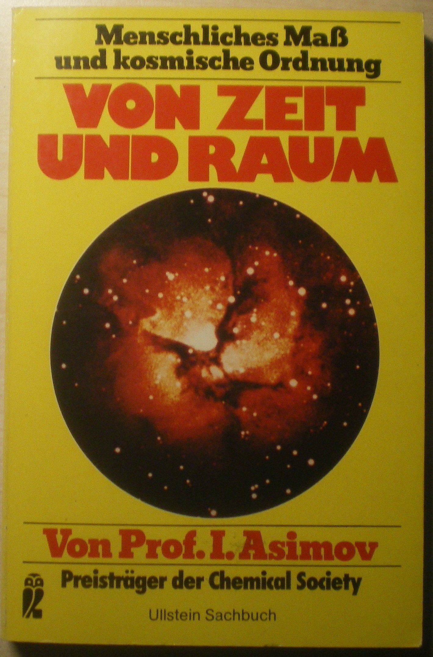 Von Zeit und Raum. Menschliches MaÃŸ und kosmische Ordnung. Books