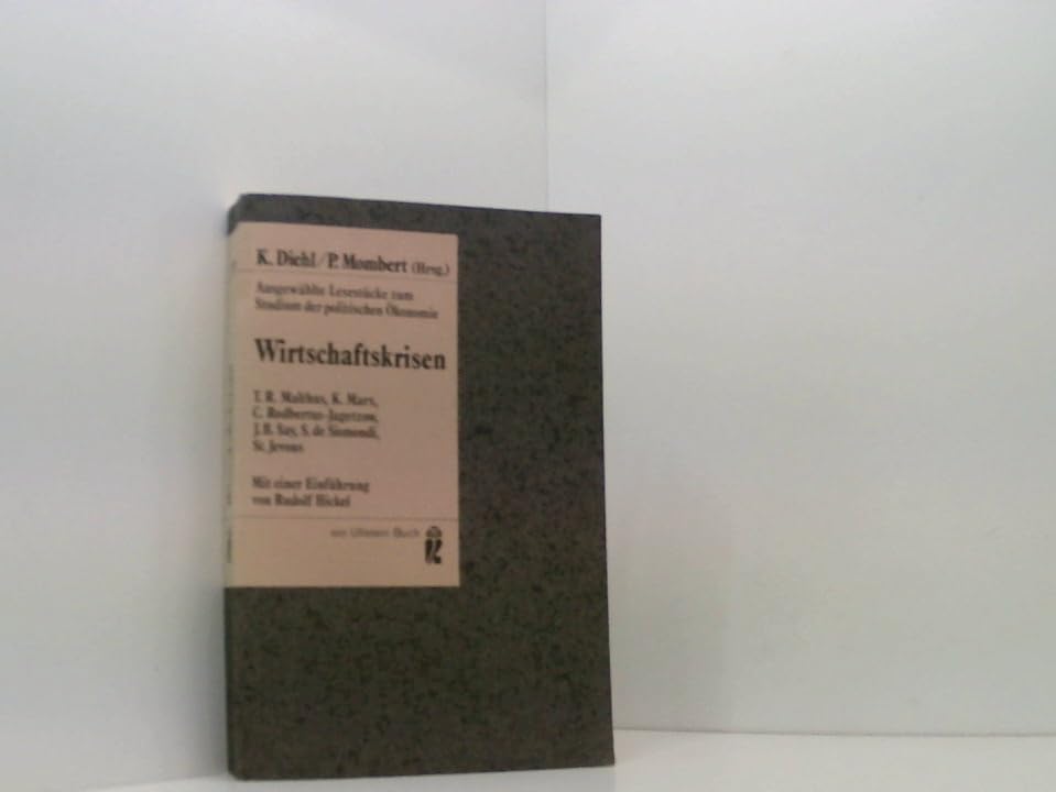 Ausgewählte Lesestücke zum Studium der Politischen Ökonomie. Wirtschaftskrisen. Books