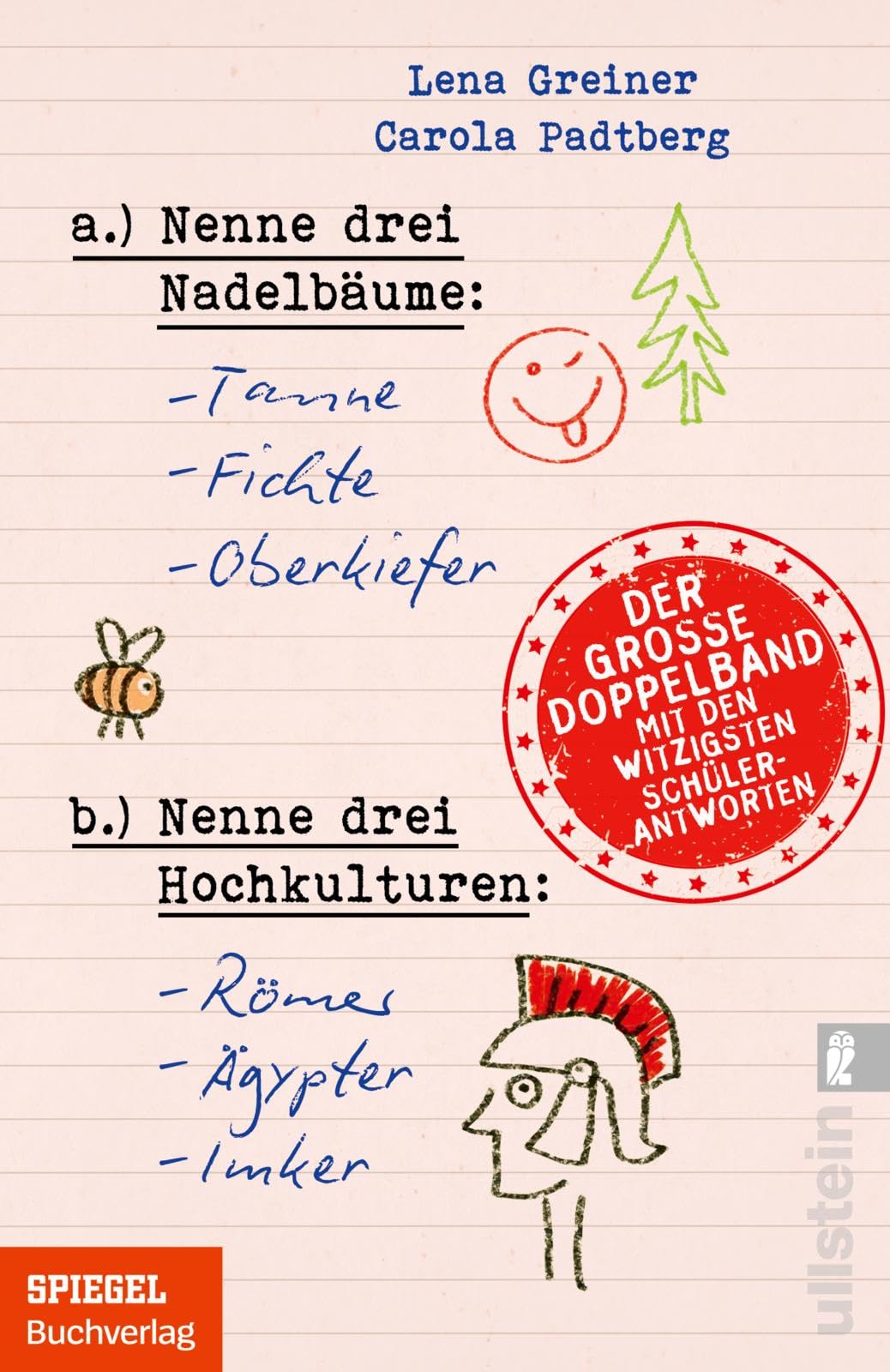 Nenne drei Nadelbäume: Tanne, Fichte, Oberkiefer & Nenne drei Hochkulturen: Römer, Ägypter, Imker Humour & Satire