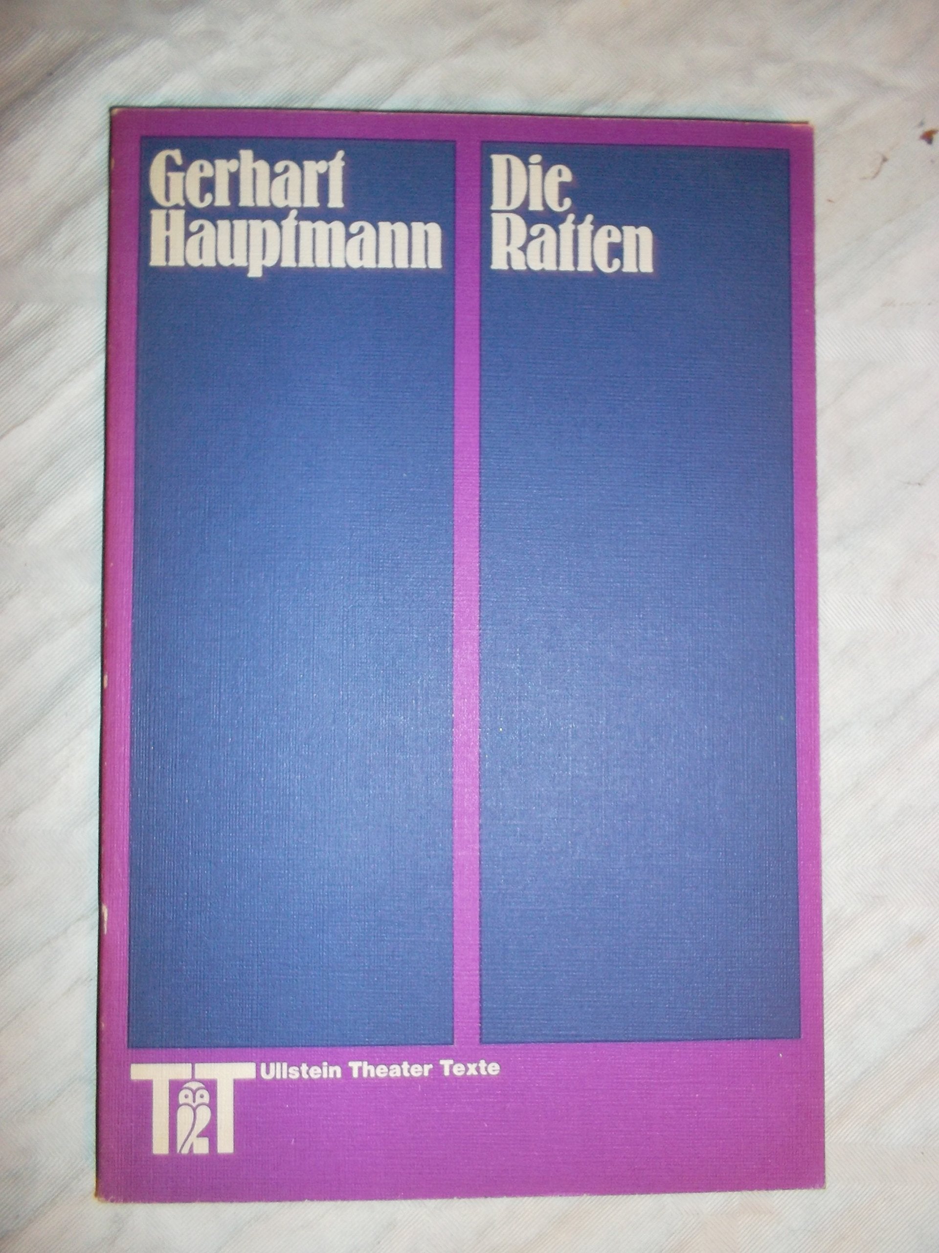 Die Ratten. - Berliner Tragikomödie. - Contemporary literature