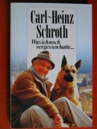 Was ich noch vergessen hatte . . . Books