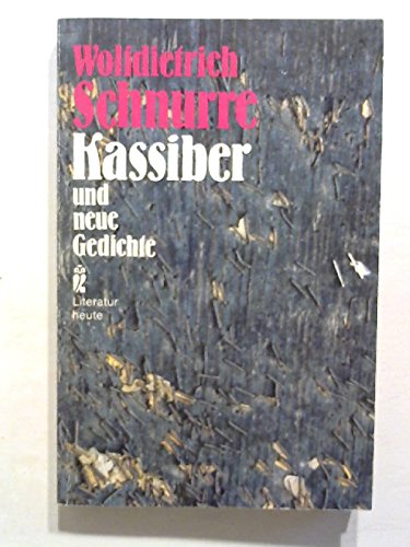 Product Image: Kassiber und neue Gedichte.