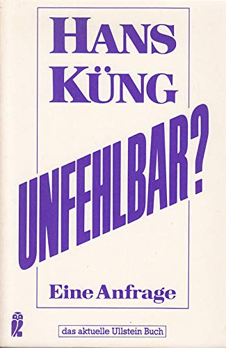 Product Image: Unfehlbar? Eine Anfrage.