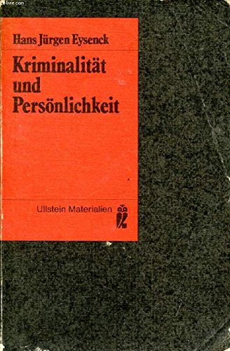 Kriminalität und Persönlichkeit. Books