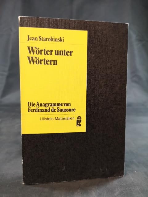 Wörter unter Wörtern. Die Anagramme von Ferdinand de Saussure. Books