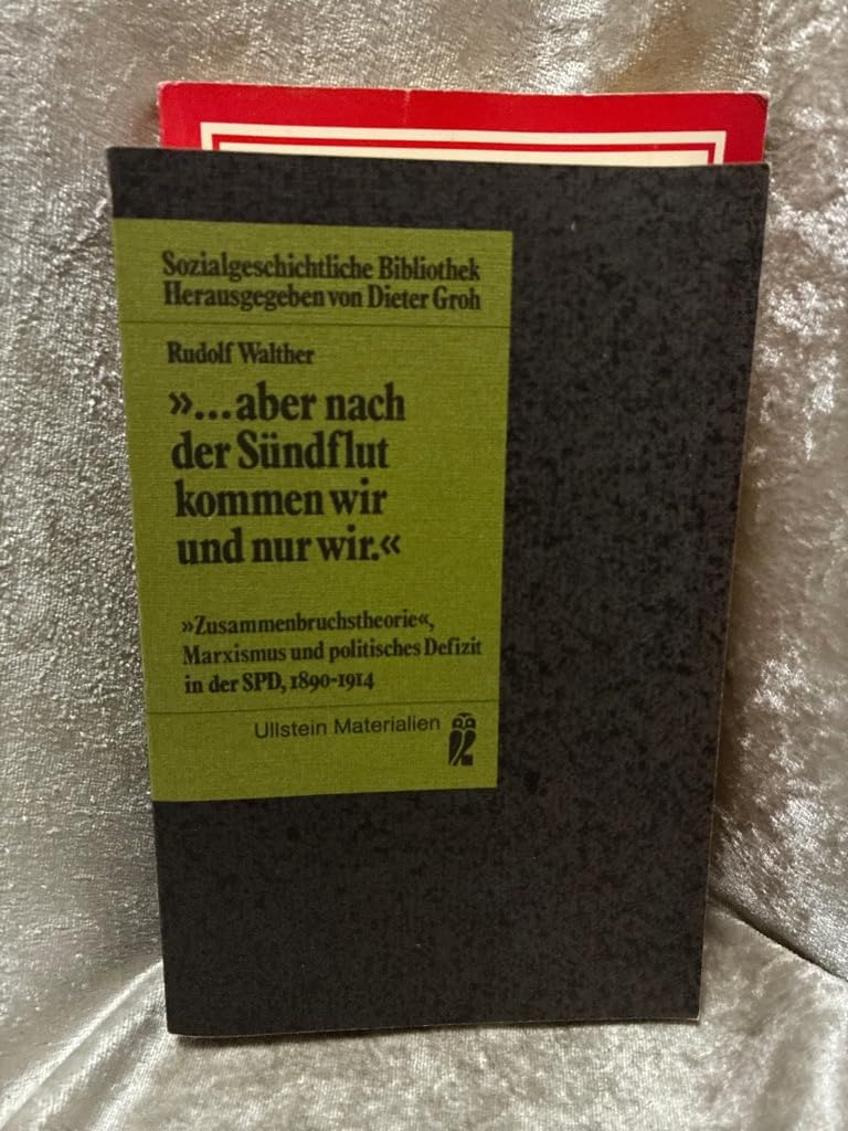 " ... aber nach der Sündflut kommen wir und nur wir" : "Zusammenbruchstheorie", Marxismus und politisches Defizit in der SPD 1890 - 1914 Books