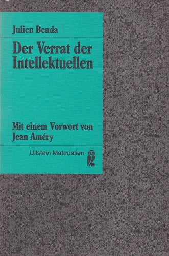 Der Verrat der Intellektuellen. Politics & History books