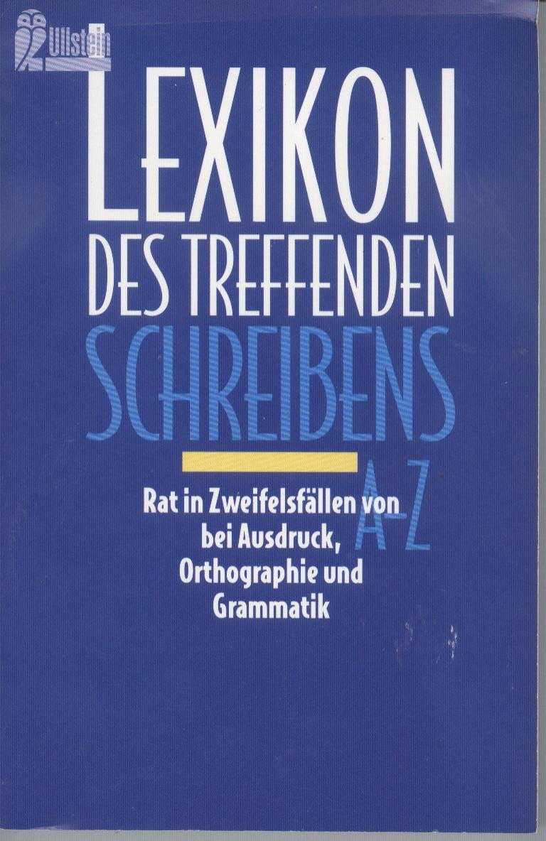 Product Image: Lexikon des treffenden Schreibens