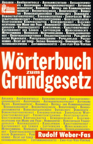 Product Image: Wörterbuch zum Grundgesetz