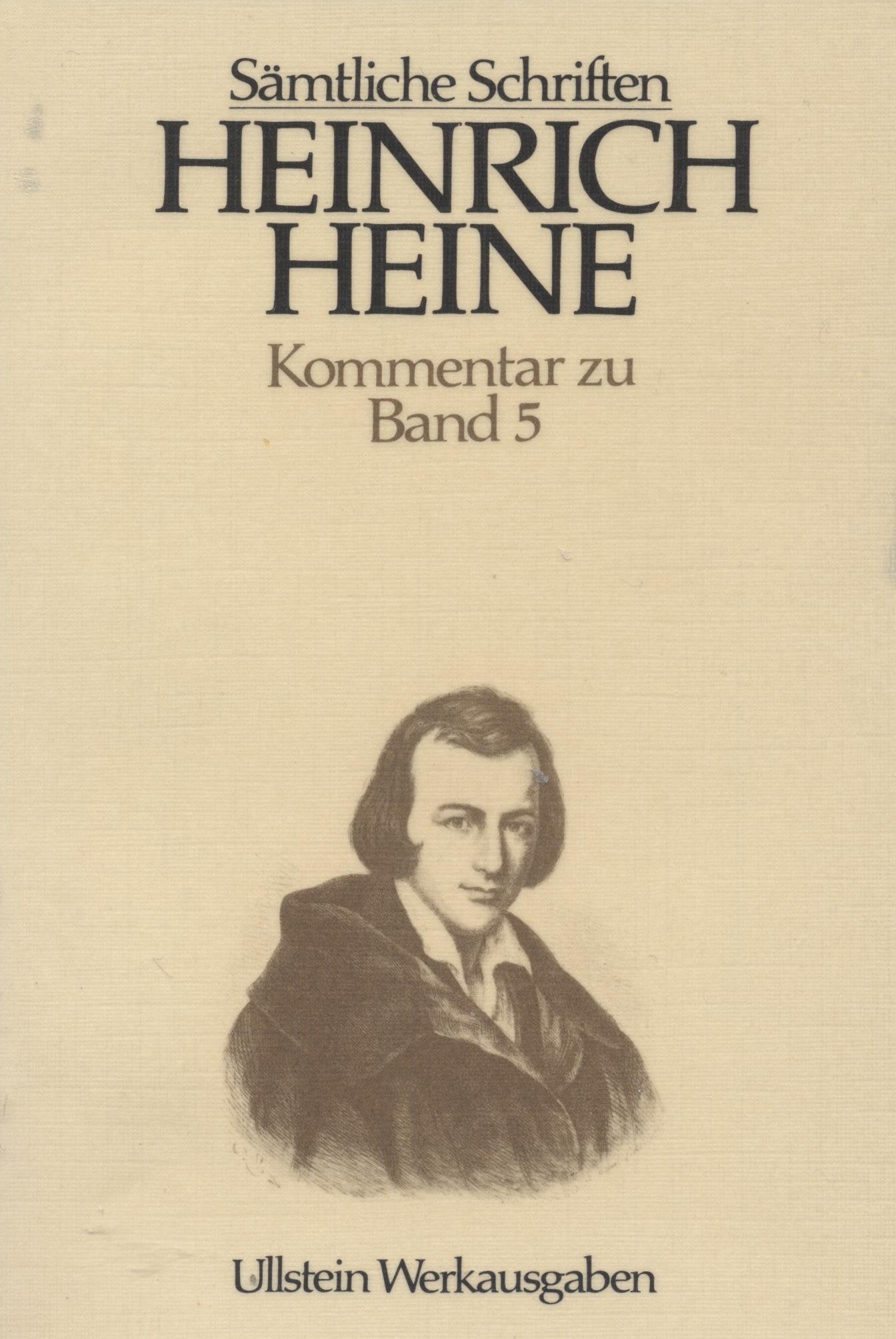 Sämtliche Schriften, Band 6, Kommentar zu Band 5 Contemporary literature