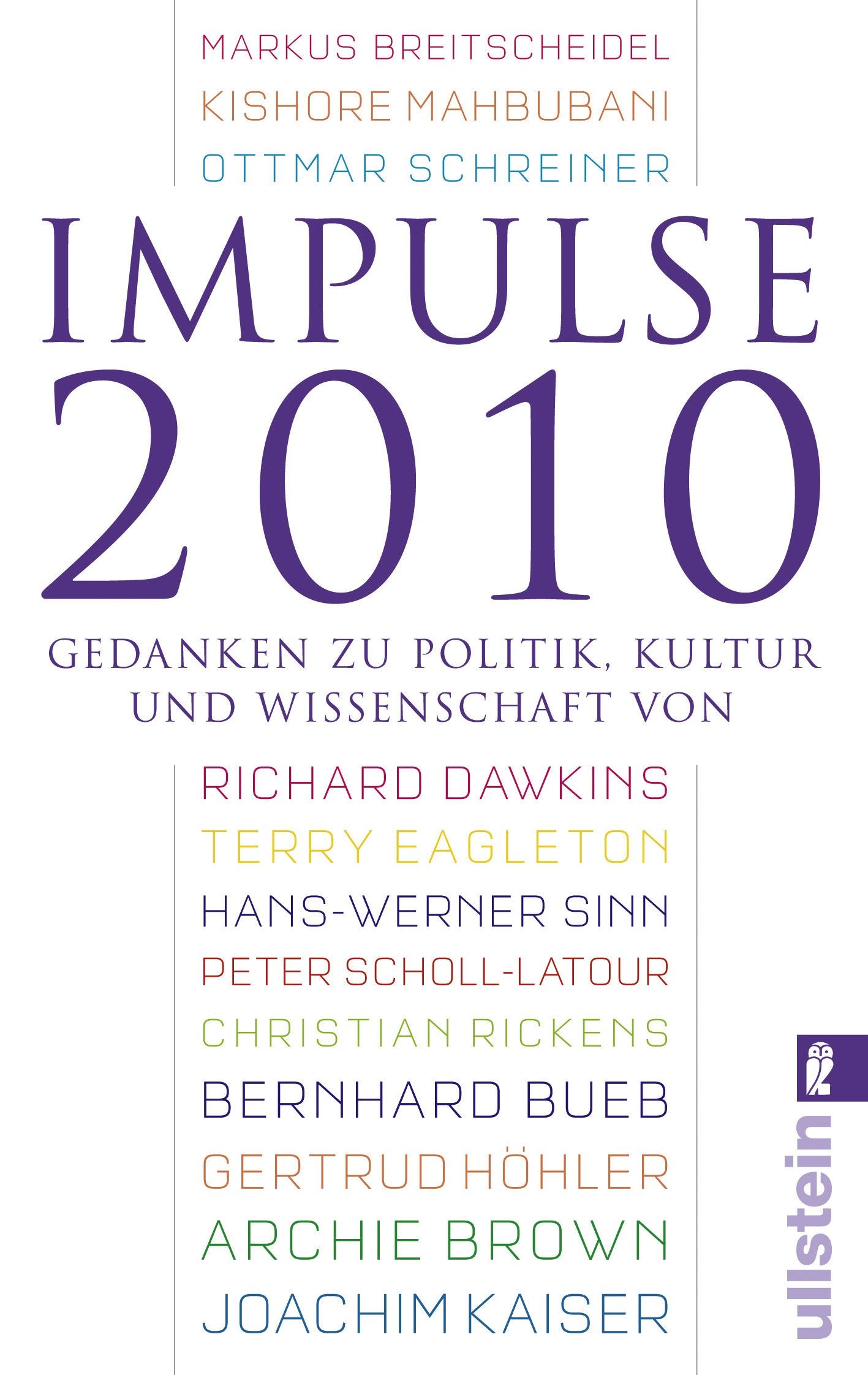 Impulse 2010: Gedanken zu Politik, Kultur und Wissenschaft (Ullstein Sachbuch) Reference Books