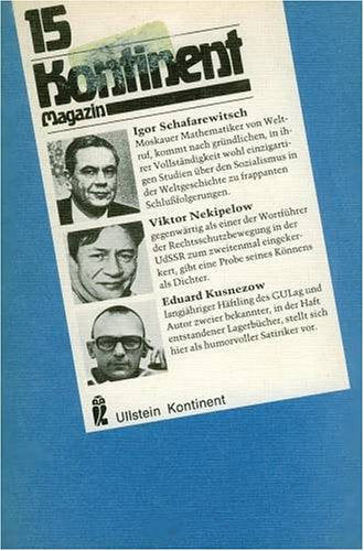 Kontinent 15 -Forum für Ost-West Fragen book