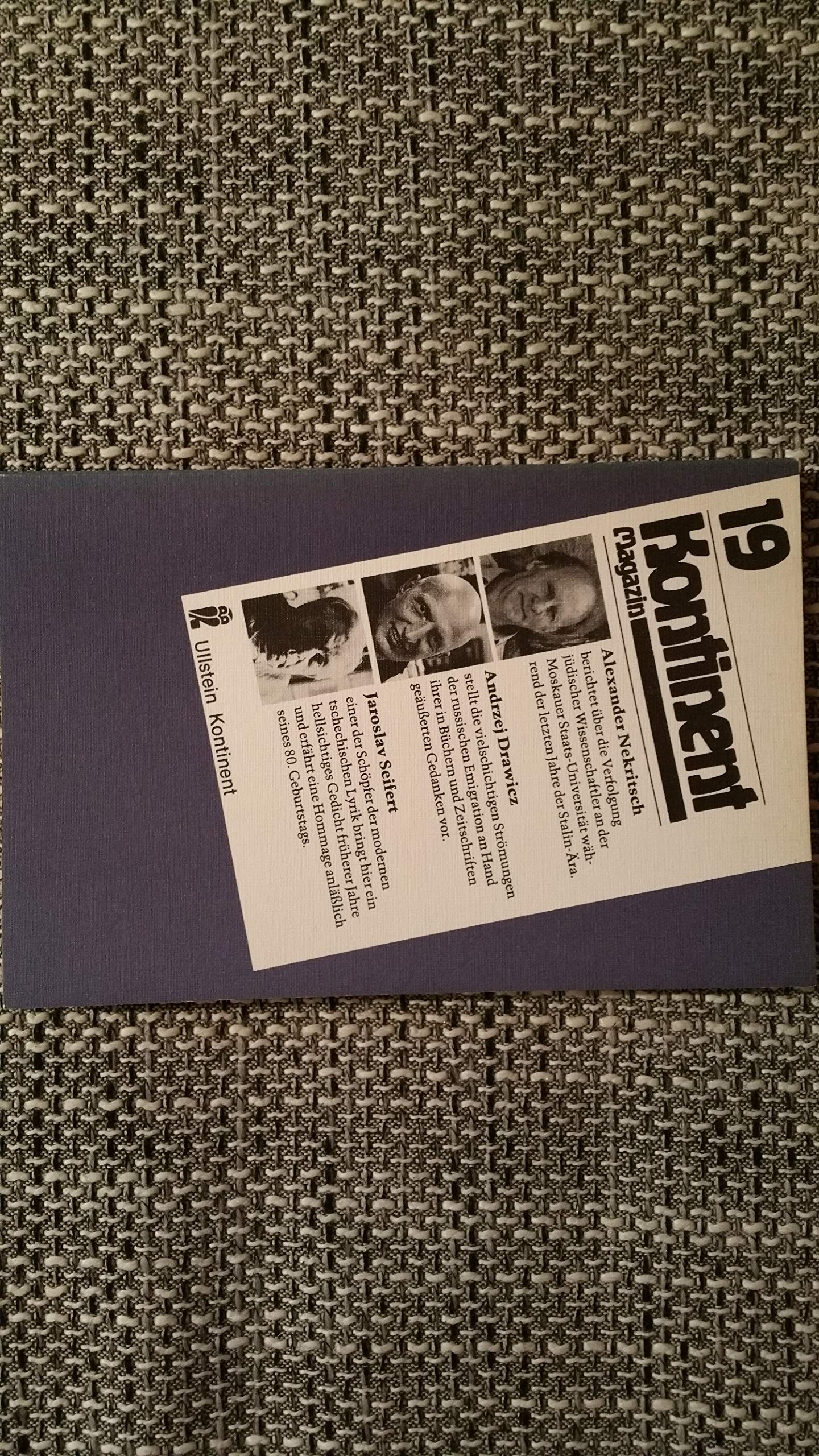 Kontinent Magazin XVIII. Forum für Ost- West- Fragen. 6. Jahrgang. Books