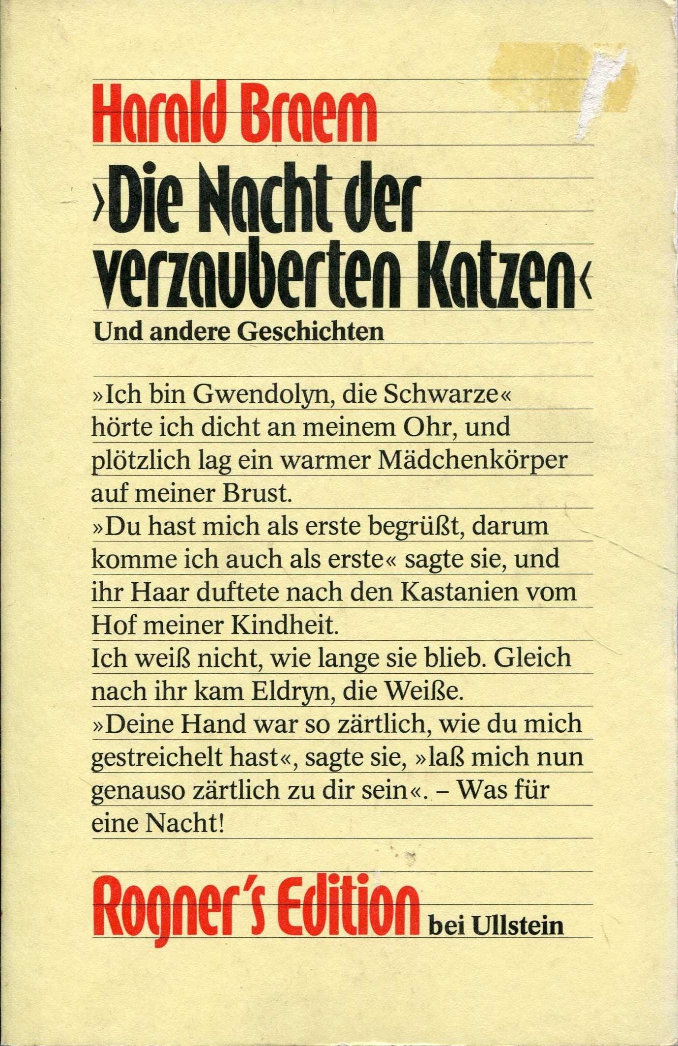 Die Nacht der verzauberten Katzen. Und andere Geschichten Books