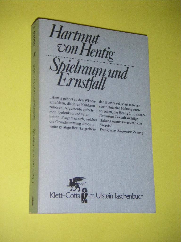 Spielraum und Ernstfall. Gesammelte Aufsätze zu einer Pädagogik der Selbstbestimmung Contemporary literature