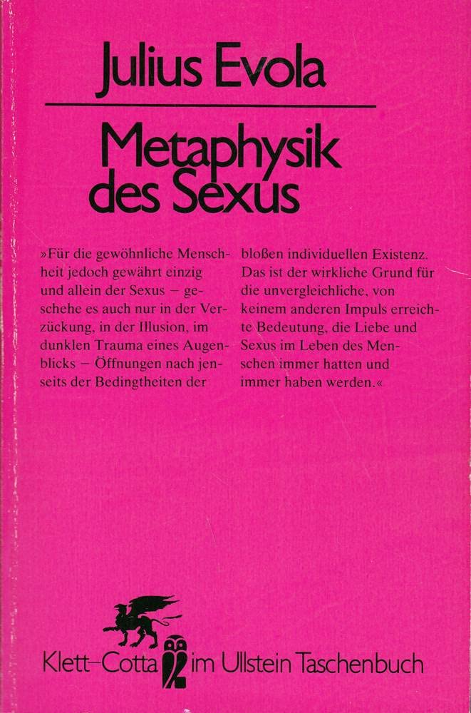 Metaphysik des Sexus Partnership & Love Books