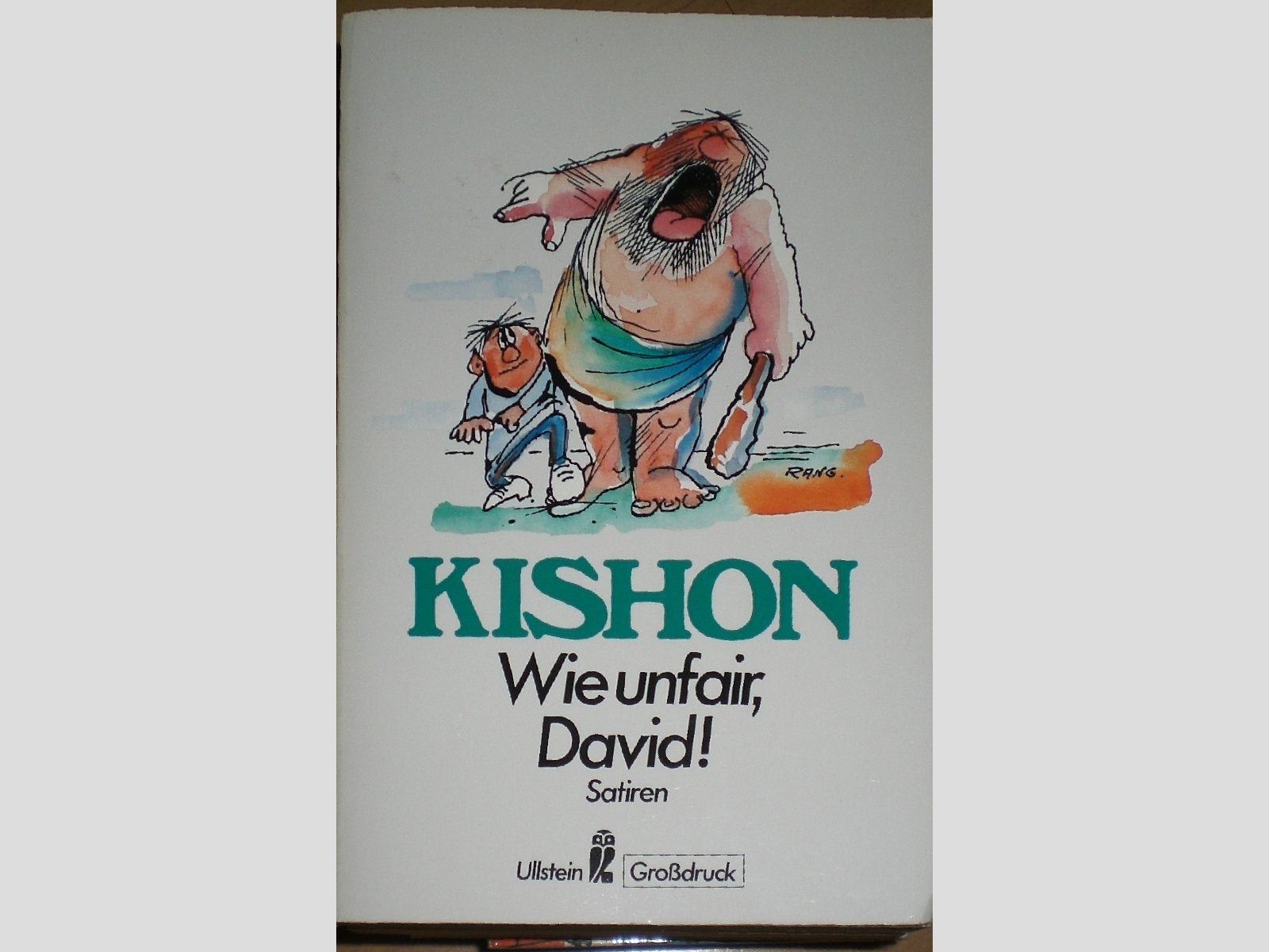 Wie unfair, David. Großdruck. Satiren. Fiction