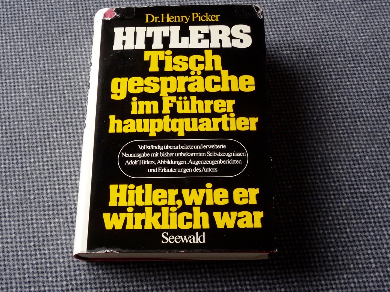 Hitlers Tischgespräche im Führerhauptquartier Contemporary literature