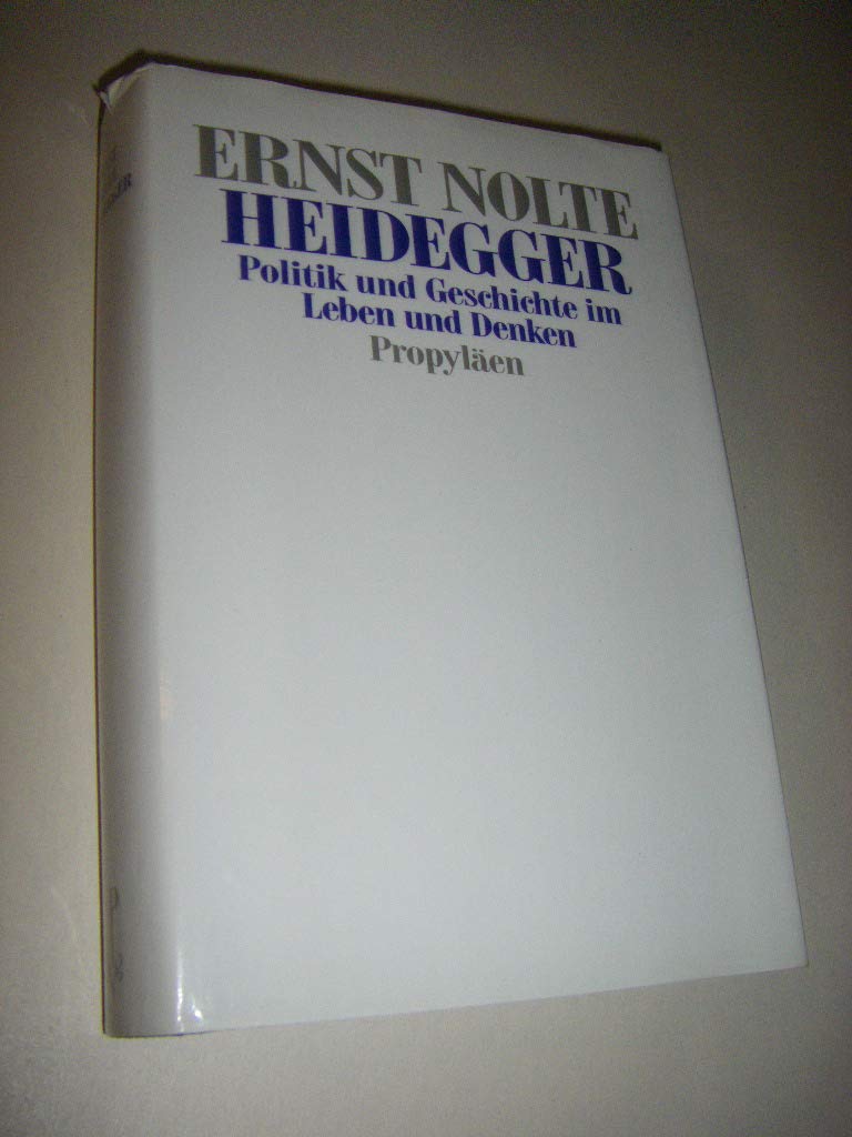 Martin Heidegger. Politik und Geschichte im Leben und Denken Science