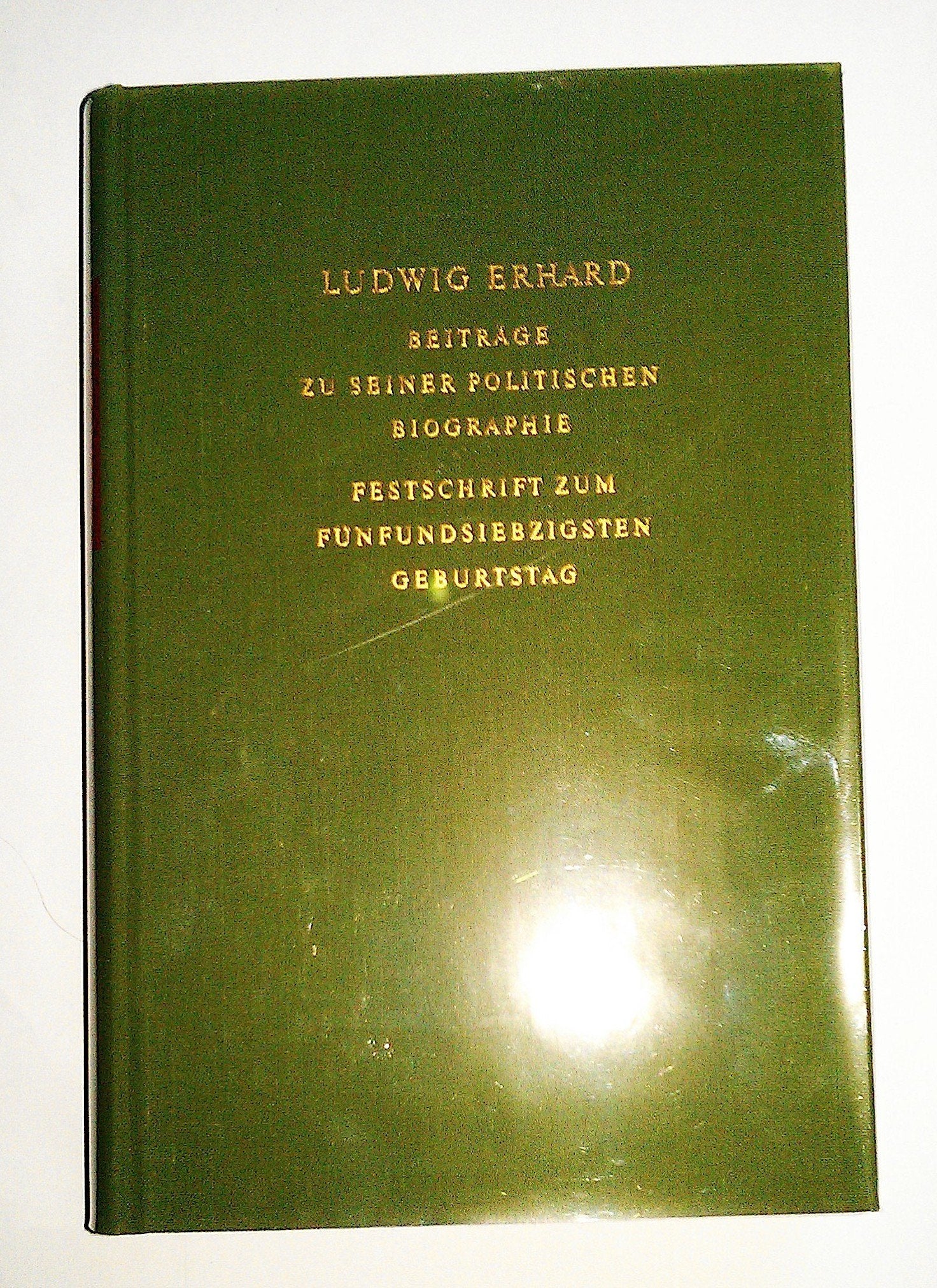 Ludwig Erhard. Beiträge zu seiner politischen Biographie. Festschrift zum funfundsiebzigsten Geburtstag Politics & Society
