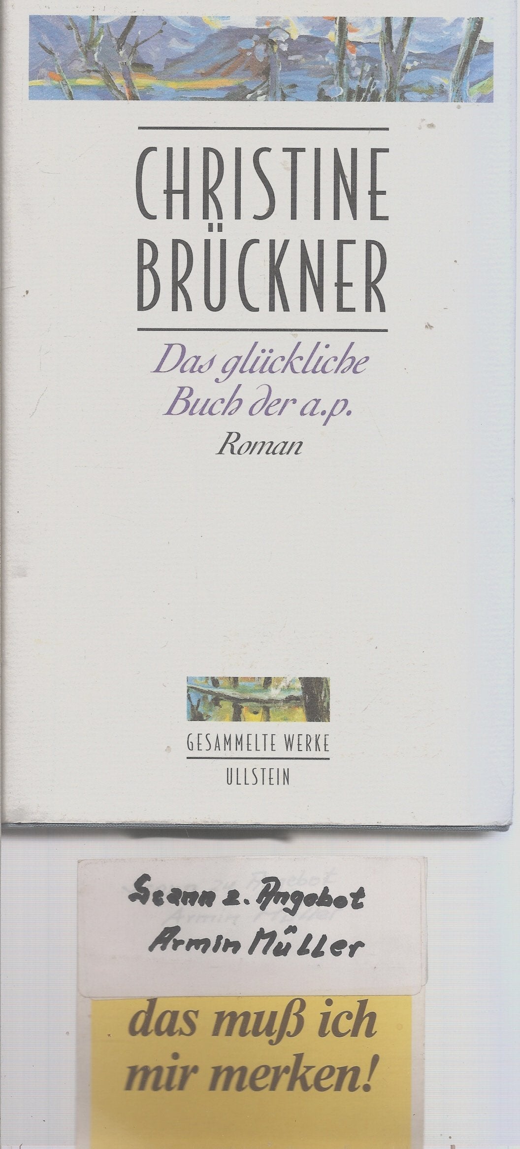 Das glückliche Buch der a.p. (0): Roman Contemporary literature