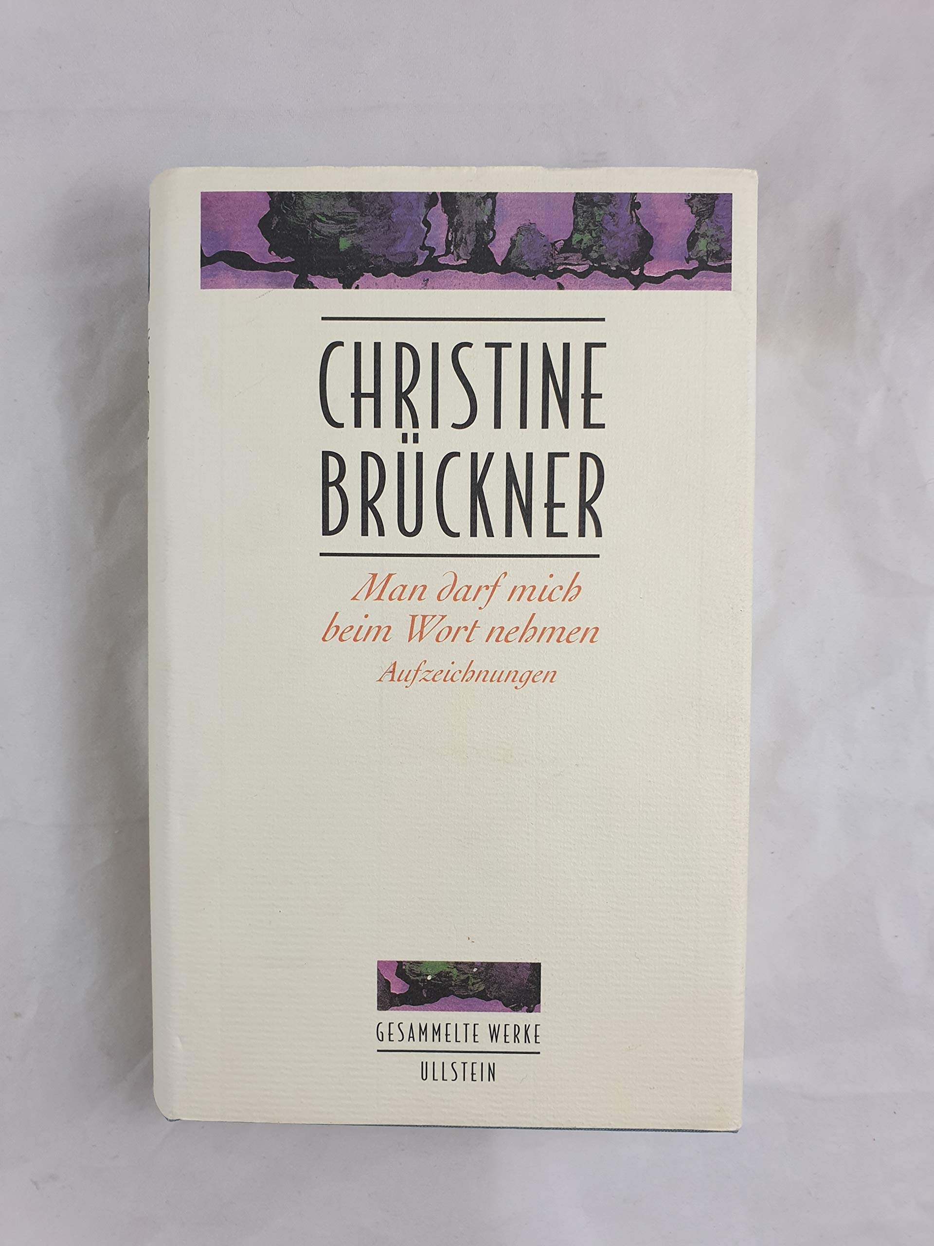 Man darf mich beim Wort nehmen: Aufzeichnungen (0) Contemporary literature