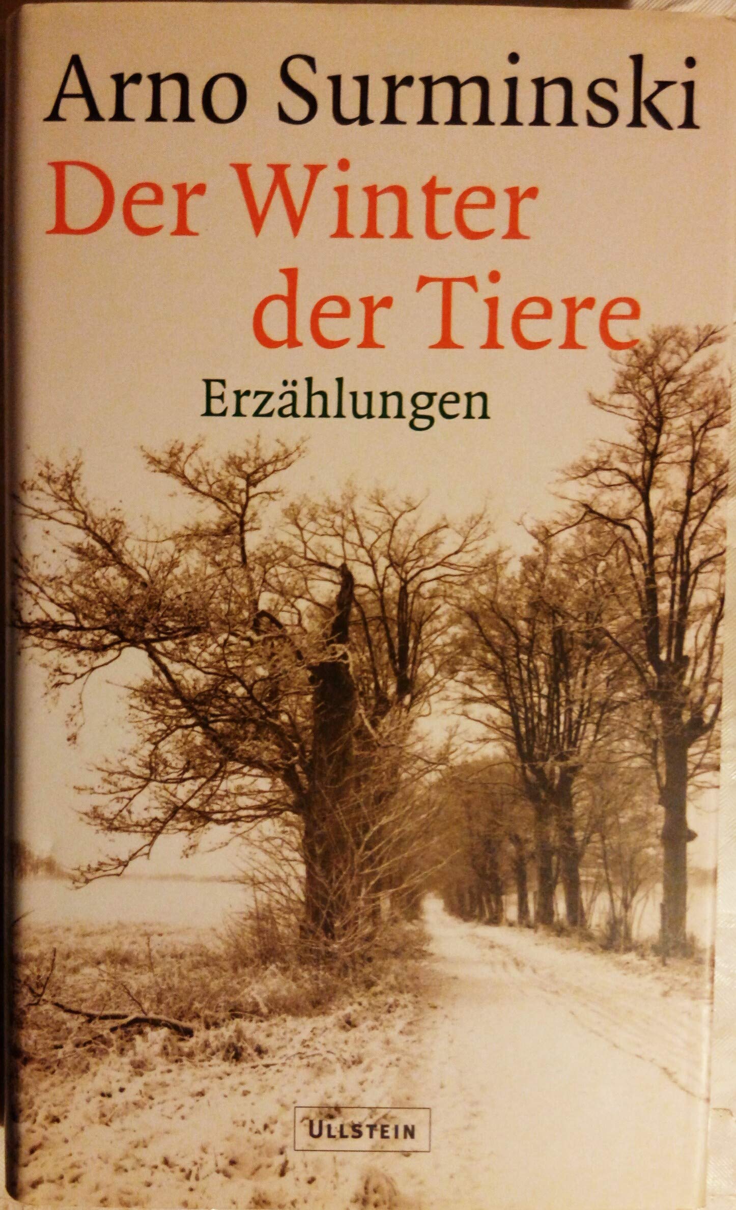 Der Winter der Tiere: Erzählungen Contemporary literature