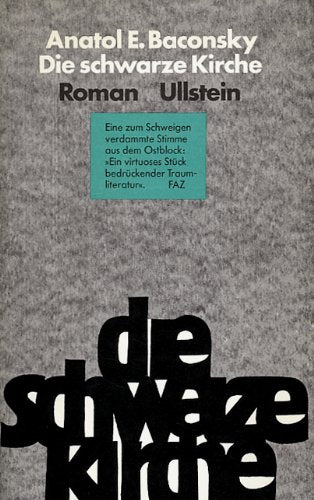 Product Image: Die schwarze Kirche. Roman
