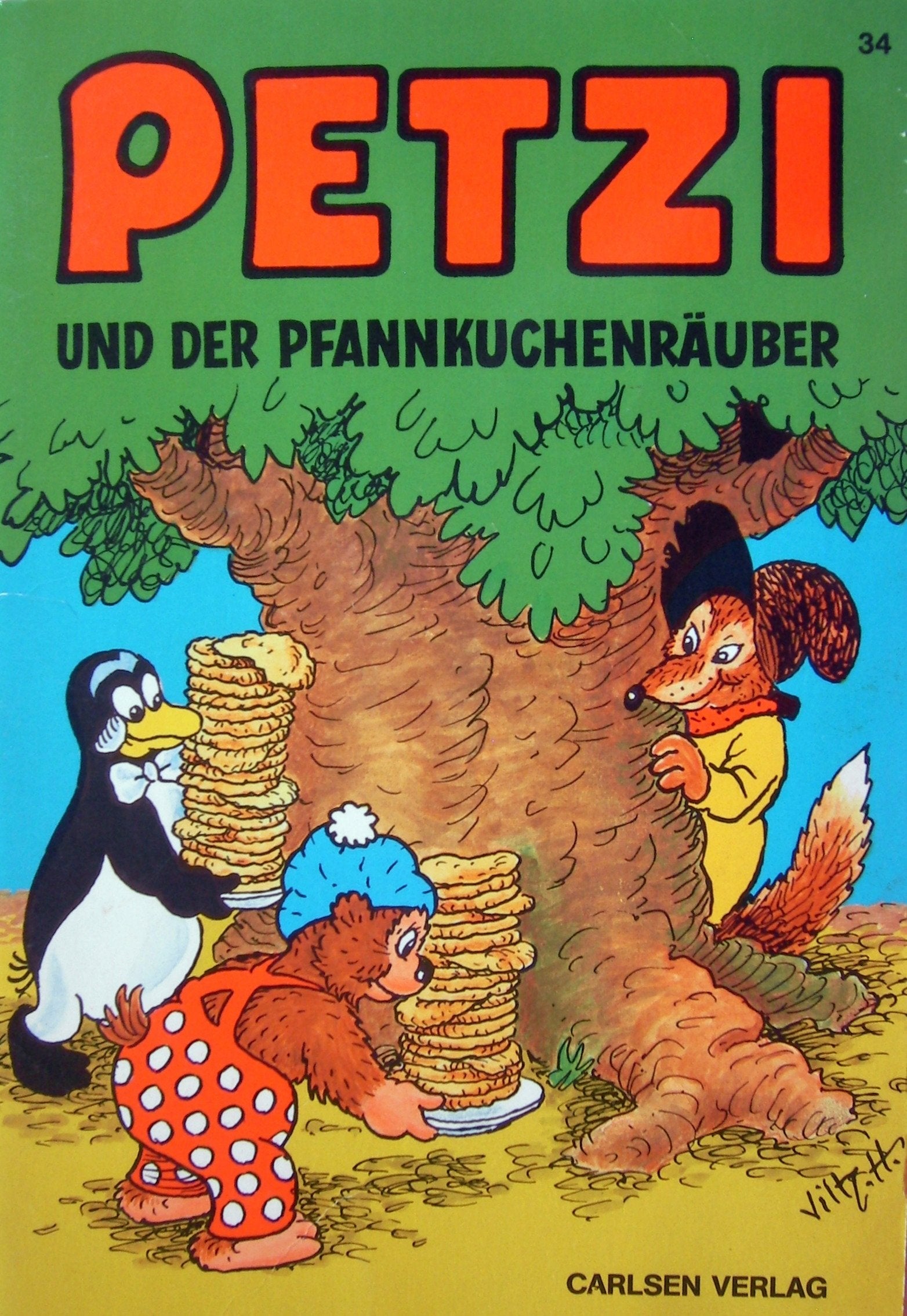 Petzi und der Pfannkuchenräuber Books
