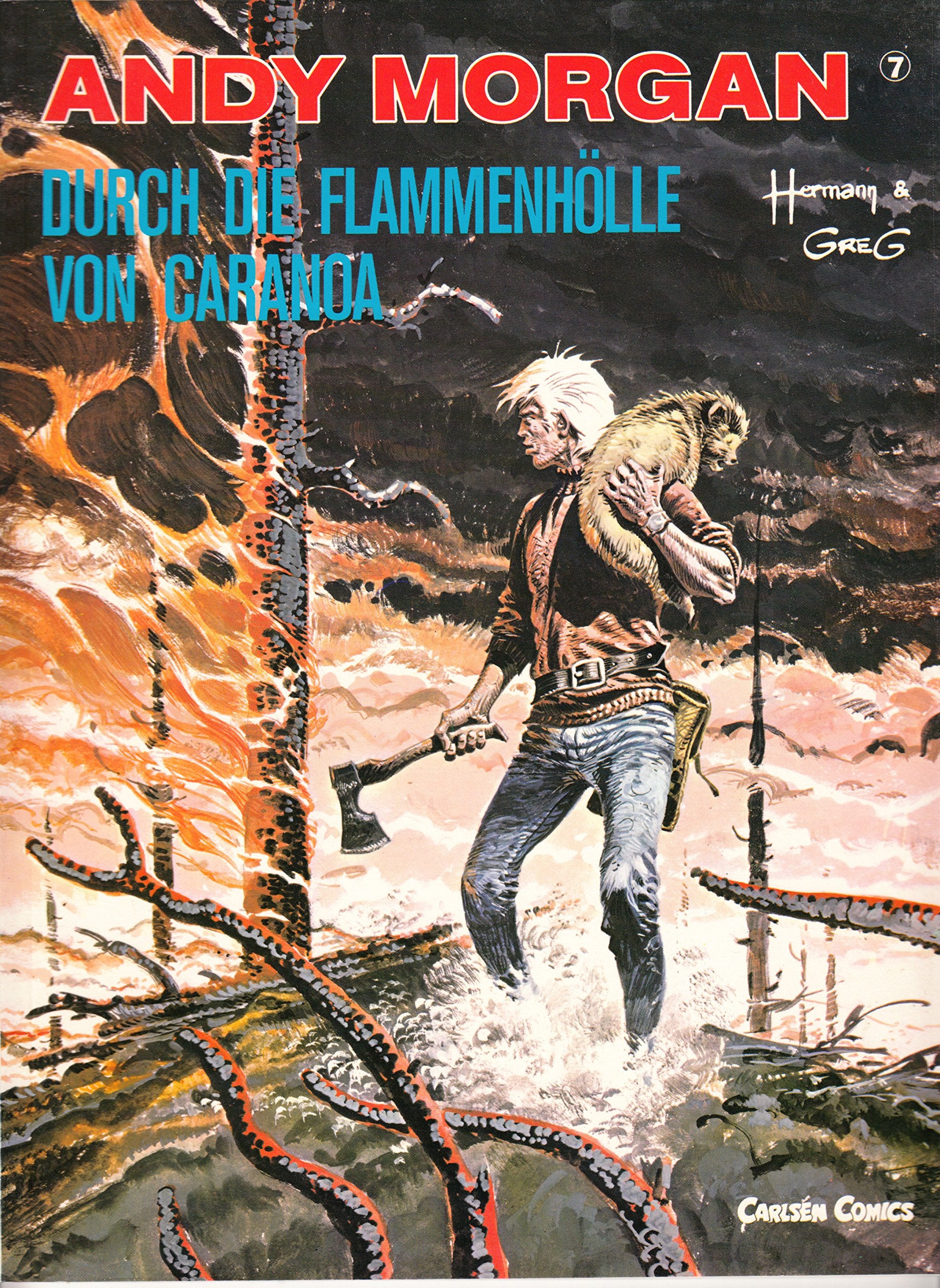 Durch die Flammenhölle von Caranoa (Andy Morgan) - Hermann book
