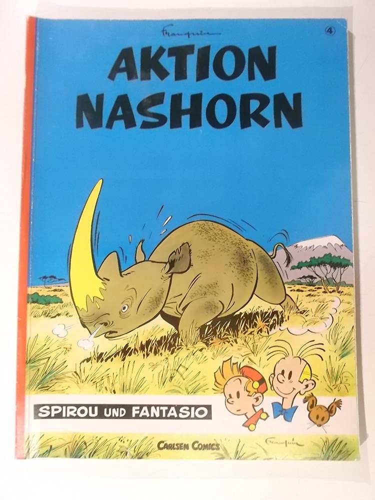 Spirou und Fantasio, Carlsen Comics, Bd.4, Aktion Nashorn Humour & Satire