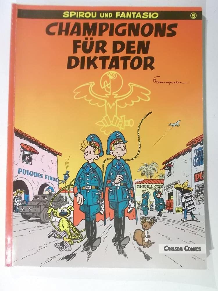 Spirou und Fantasio, Carlsen Comics, Bd.5, Champignons für den Diktator Humour & Satire