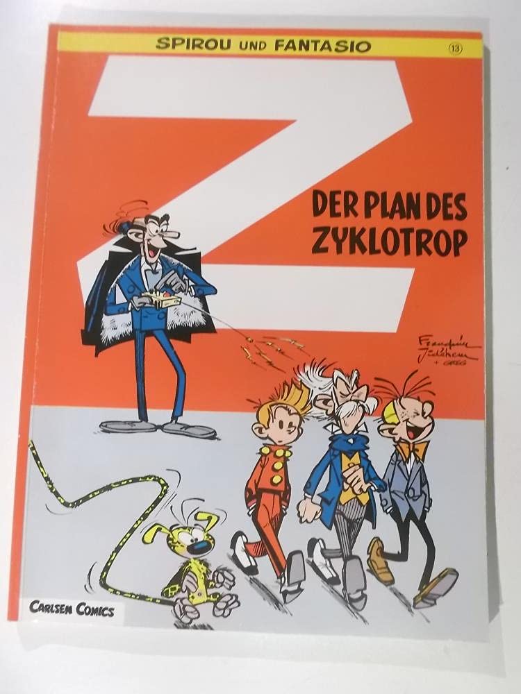 Spirou und Fantasio, Carlsen Comics, Bd.13, Der Plan des Zyklotrop Humour & Satire