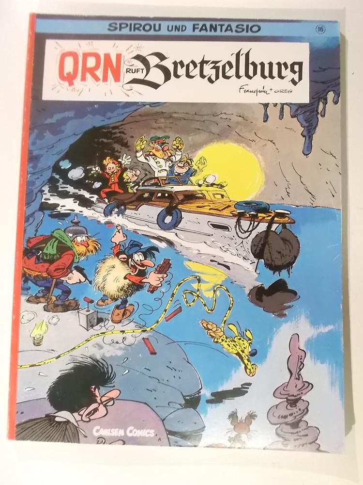 Spirou und Fantasio, Carlsen Comics, Bd.16, QRN ruft Bretzelburg Humour & Satire