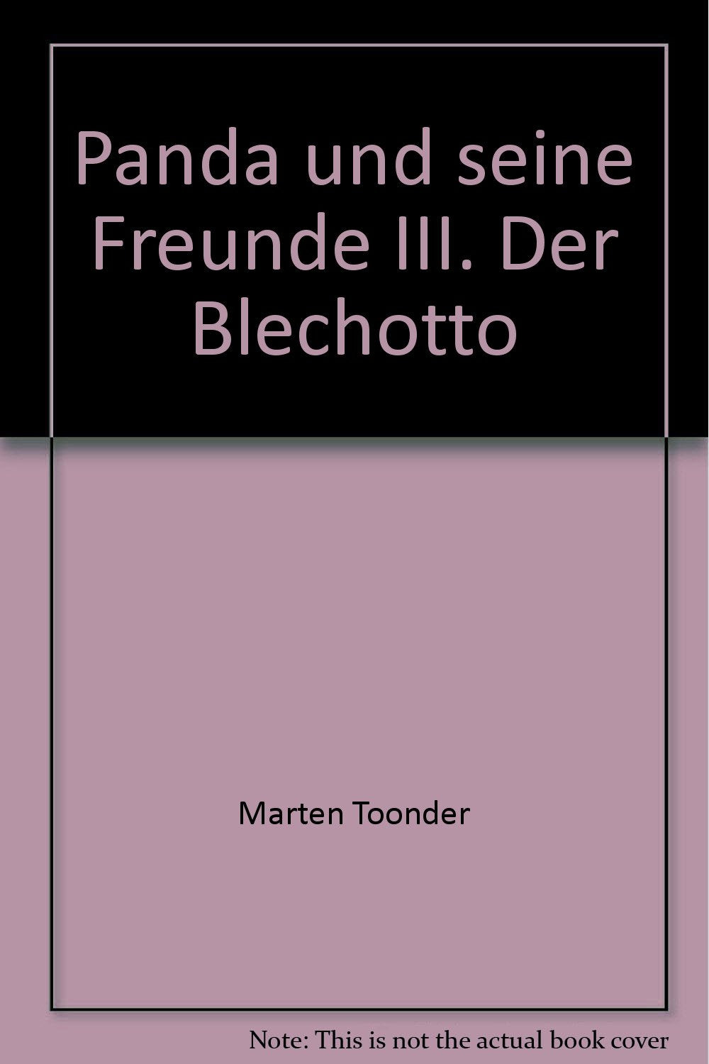 Panda und seine Freunde III. Der Blechotto Manga