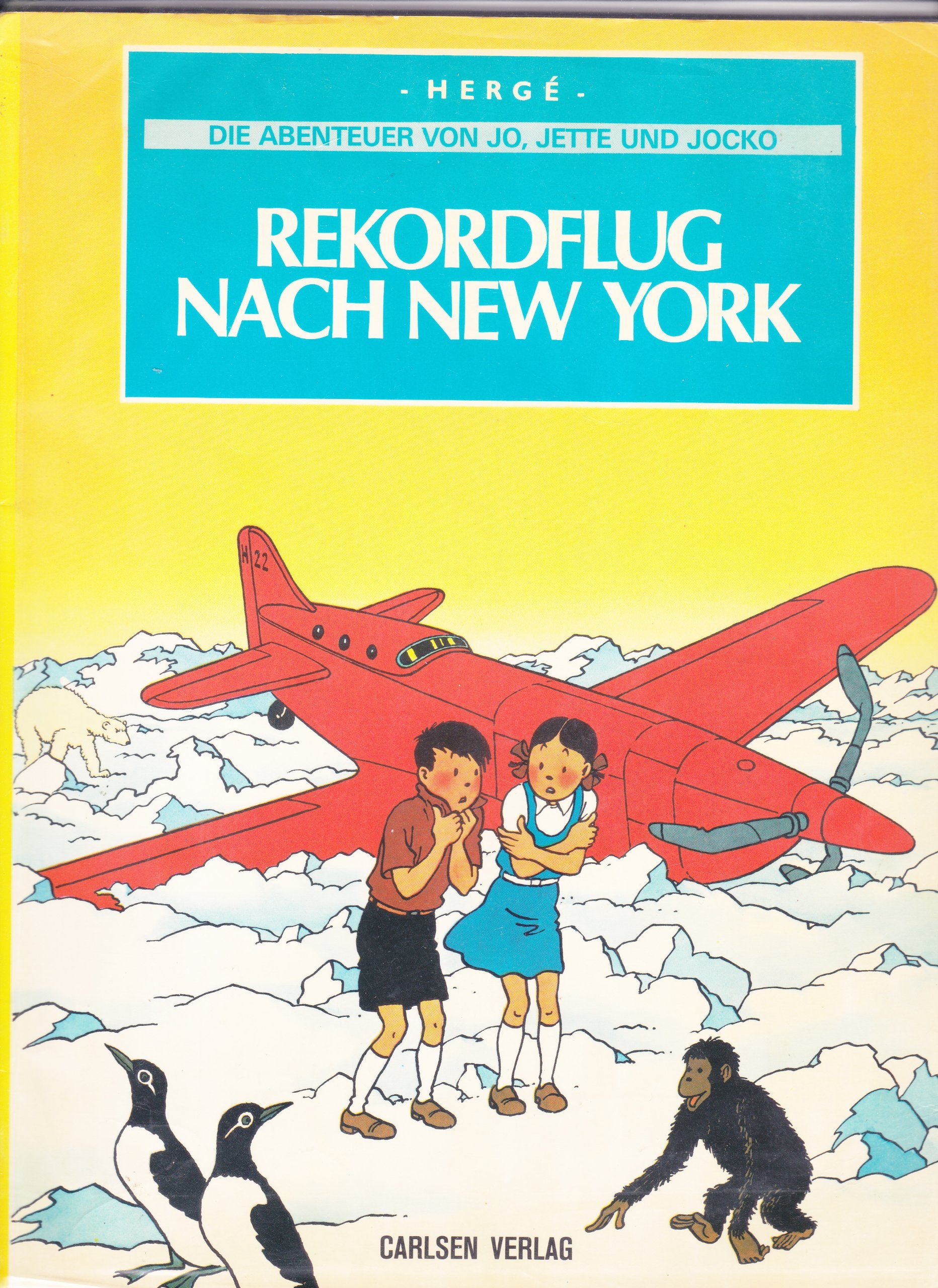 Jo, Jette und Jocko 2. Rekordflug nach New York. Die Abenteuer von Jo, Jette und Jocko Manga