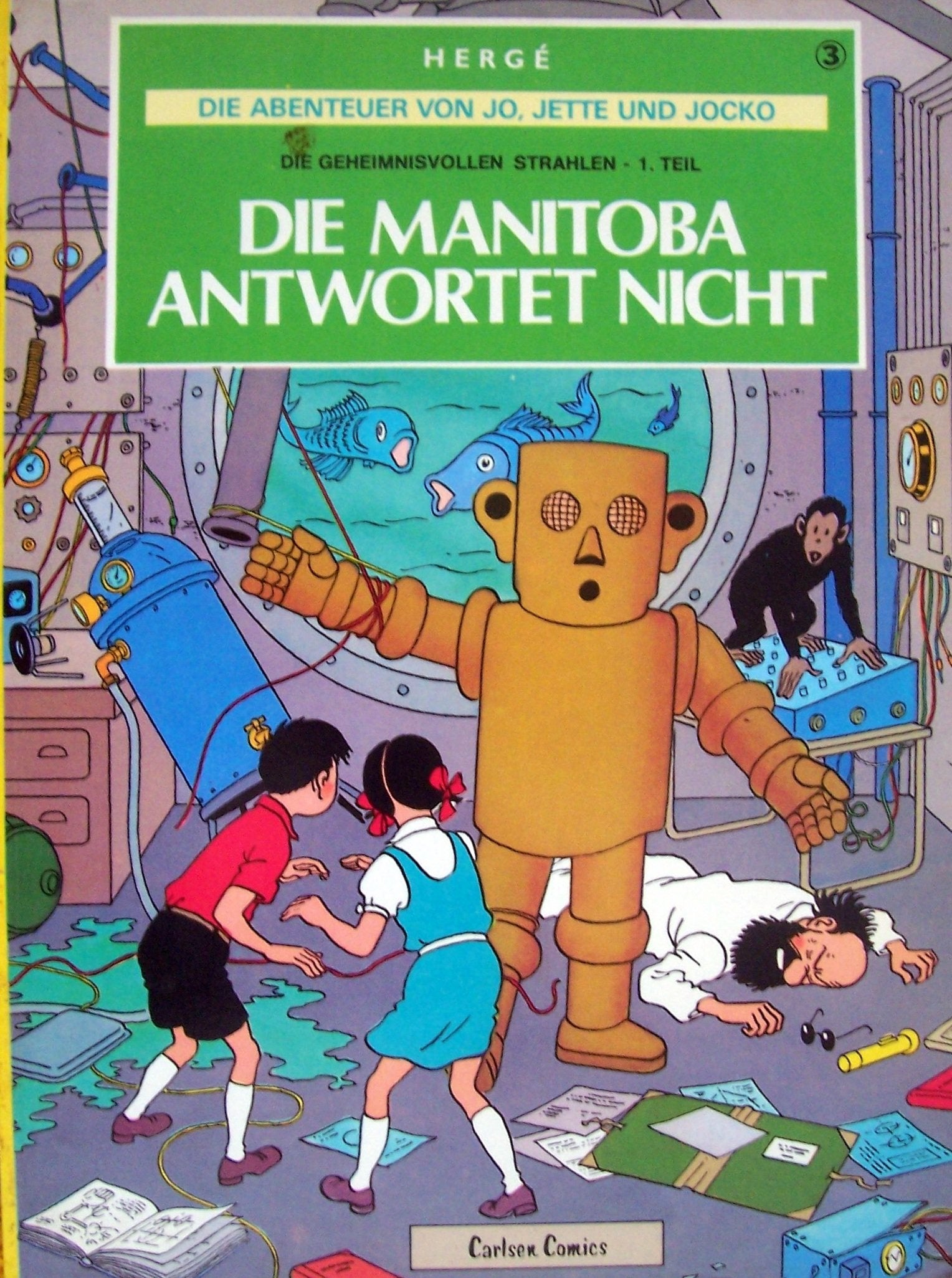Die Abenteuer von Jo, Jette und Jocko: Teil 3 - Die geheimnisvollen Strahlen / Teil 1 - Die Manitoba antwortet nicht Manga