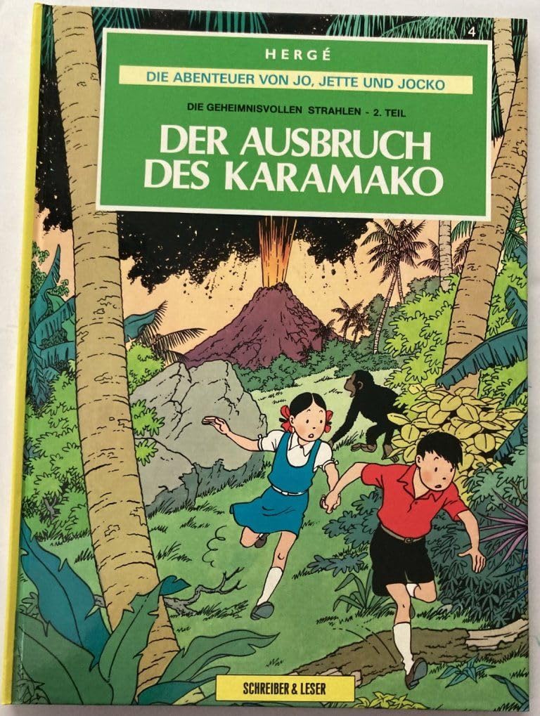 Jo, Jette und Jocko IV. Die geheimnisvollen Strahlen II. Der Ausbruch des Karamanko. Die Abenteuer von Jo, Jette und Jocko Manga